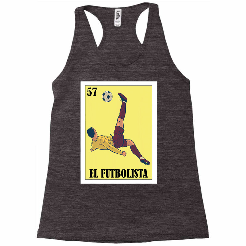 Soccer Lottery Design  Mexican Lottery El Futbolista Racerback Tank by HayleyArtist | Artistshot