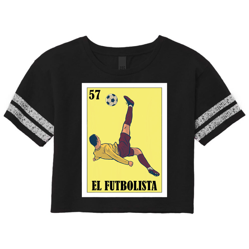 Soccer Lottery Design  Mexican Lottery El Futbolista Scorecard Crop Tee by HayleyArtist | Artistshot