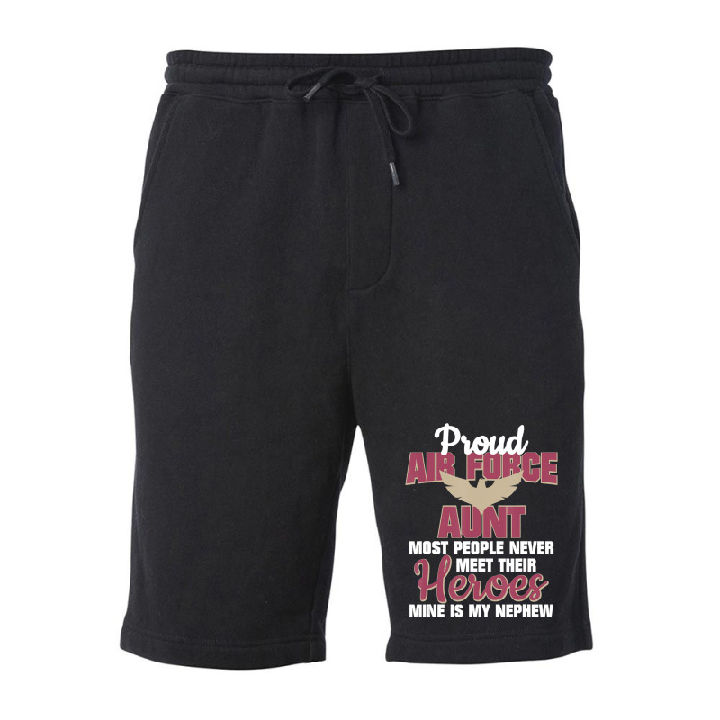 Hot Trend Proud Air Force Aunt Military Pride Fleece Short by quanghuydinh1 | Artistshot