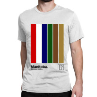 Manitoba Original Minimalist Artwork Poster Design Classic T-shirt | Artistshot