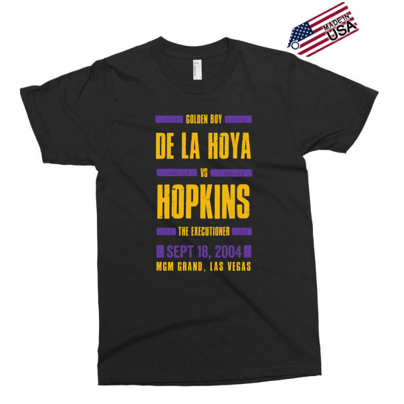 De La Hoya Vs Hopkins Boxing Exclusive T-shirt | Artistshot