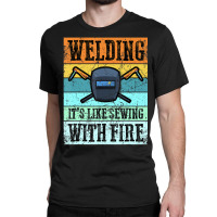 Trending Vintage Welder With Sayings Welding Classic T-shirt | Artistshot