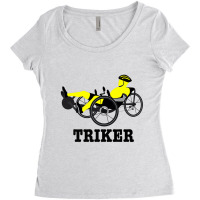 Triker Recumbent Bike Trike Premium T Shirt Women's Triblend Scoop T-shirt | Artistshot