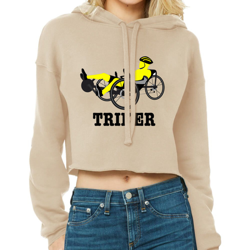 Triker Recumbent Bike Trike Premium T Shirt Cropped Hoodie by been | Artistshot