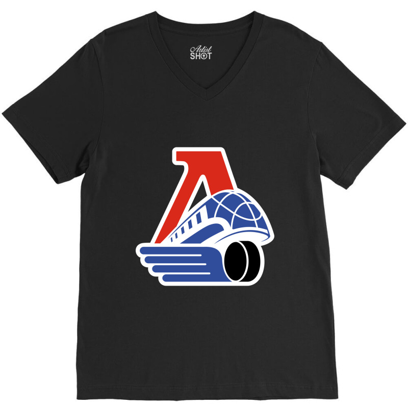 Lokomotiv Yaroslavl V-Neck Tee by smokerstore | Artistshot