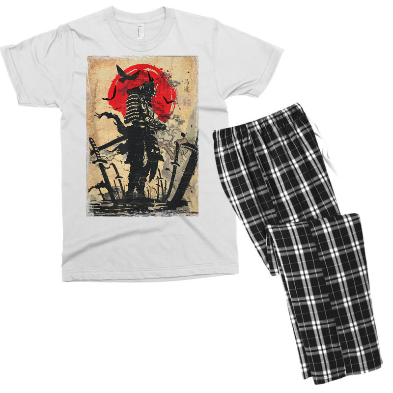 Samurai Warrior Bushido Code Japanese Swordsmen T Shirt Men's T-shirt Pajama Set by sarlesfo | Artistshot