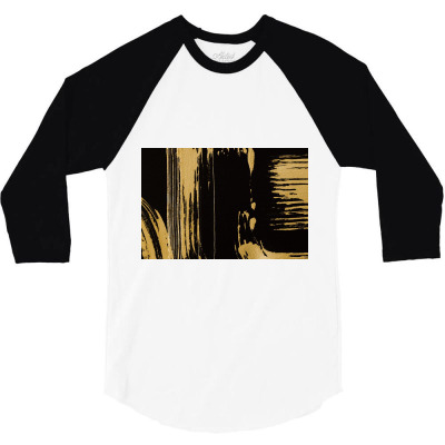 Gold Textured 3/4 Sleeve Shirt Designed By Hello Asa