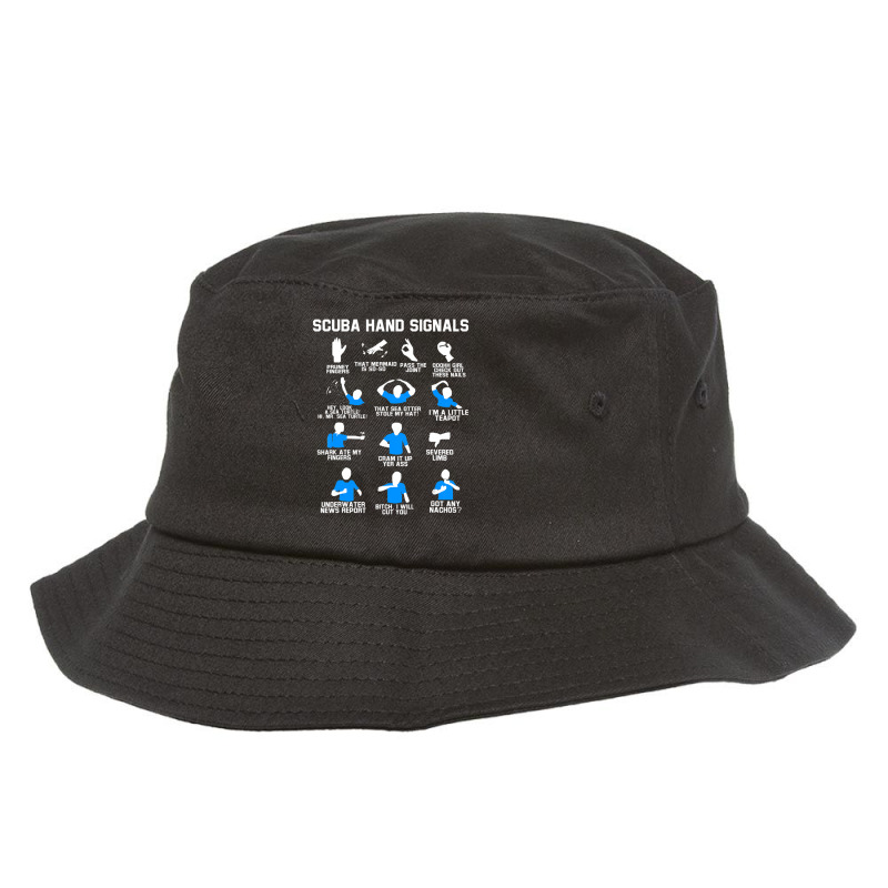 Hot Trend Diver Hand Sign Scuba Hand Signals Bucket Hat by Sierra Dennis | Artistshot