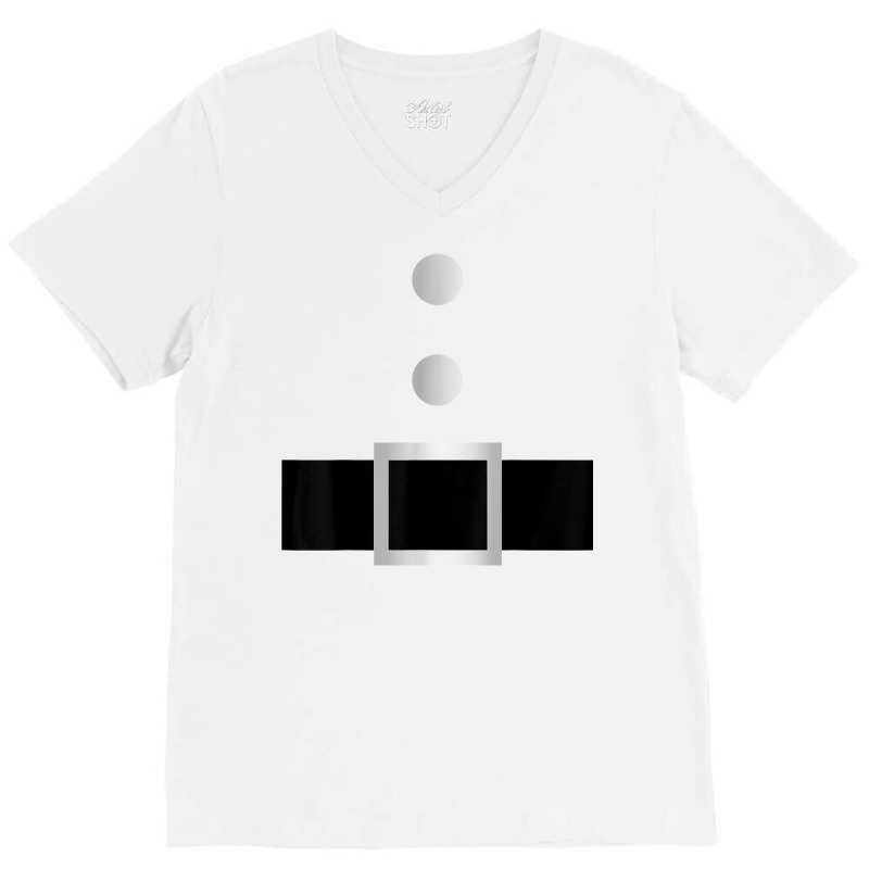 Santa Claus Belt Costume T Shirt V-neck Tee | Artistshot