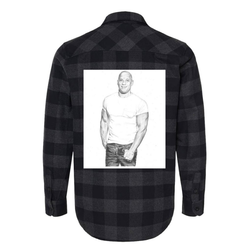 Dominic Pencil Art Flannel Shirt by KyungSavard | Artistshot