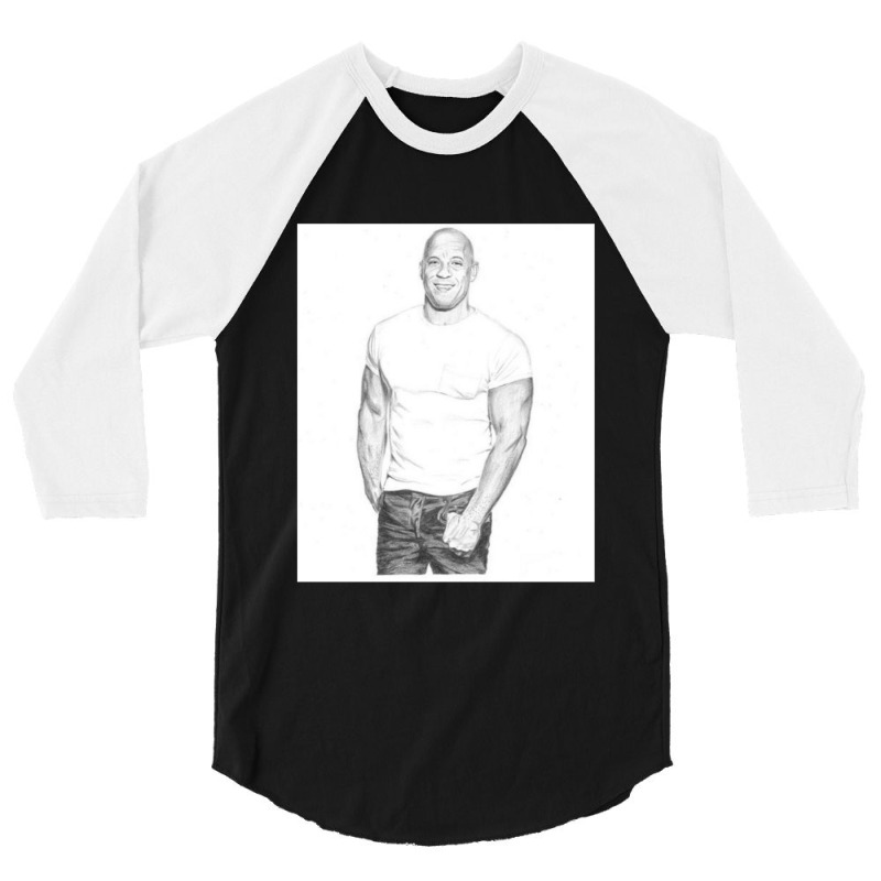 Dominic Pencil Art 3/4 Sleeve Shirt by KyungSavard | Artistshot