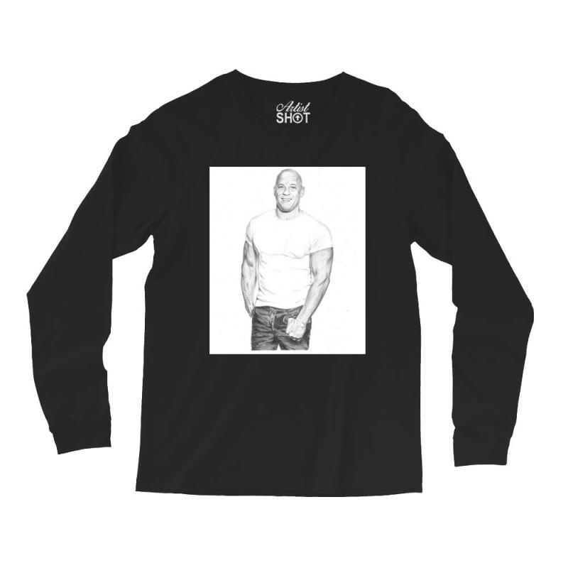 Dominic Pencil Art Long Sleeve Shirts by KyungSavard | Artistshot