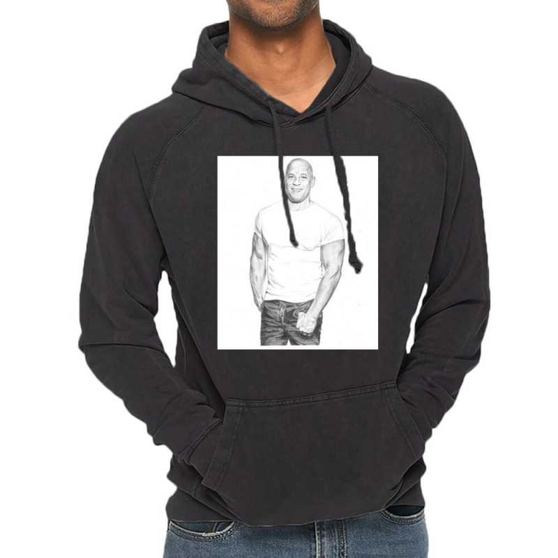 Dominic Pencil Art Vintage Hoodie by KyungSavard | Artistshot