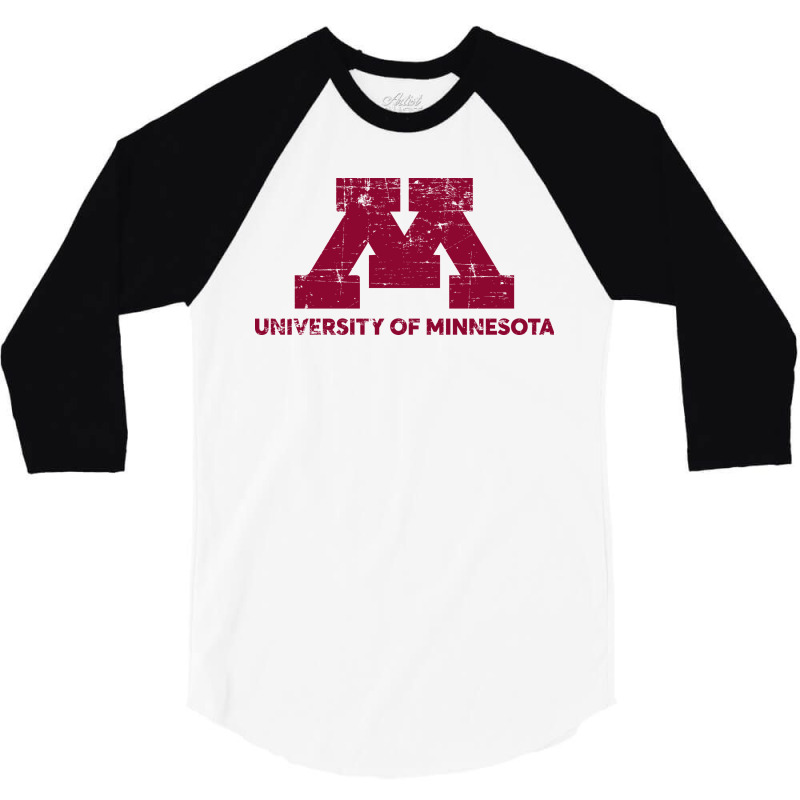 University Of Minnesota 3/4 Sleeve Shirt | Artistshot