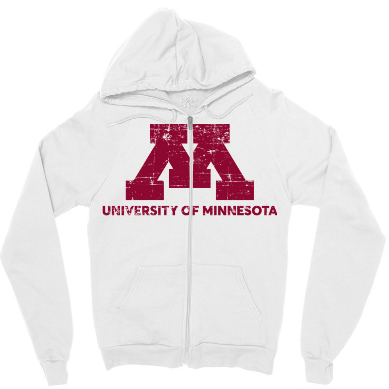 University Of Minnesota Zipper Hoodie | Artistshot