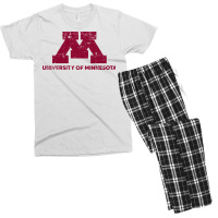 University Of Minnesota Men's T-shirt Pajama Set | Artistshot