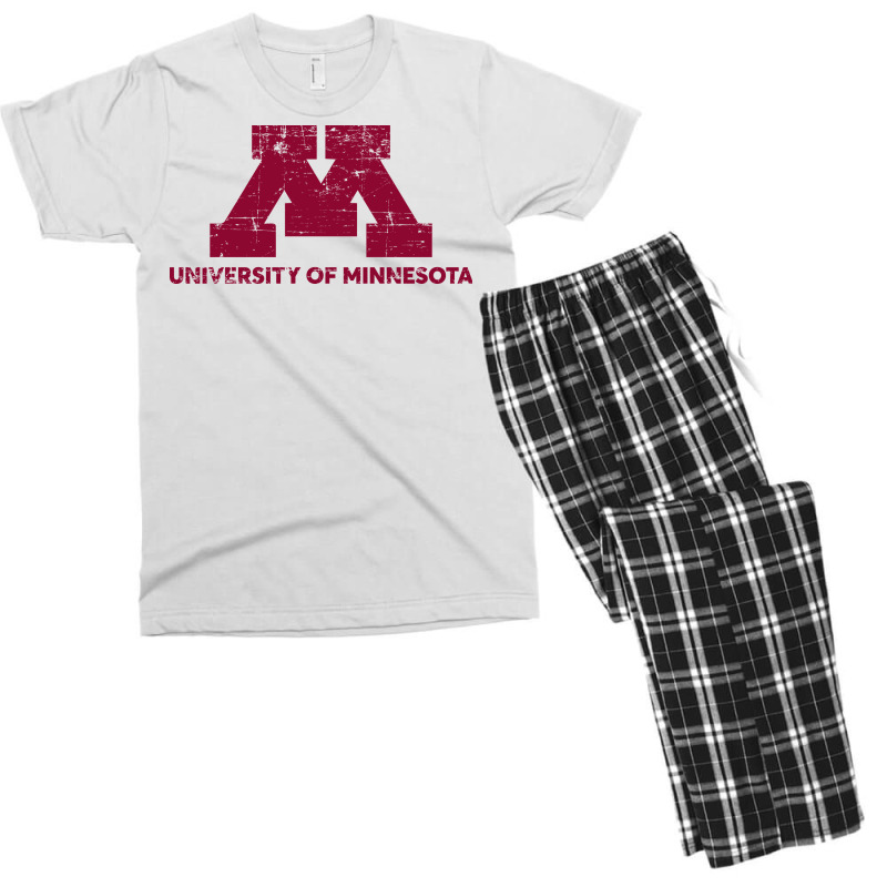 University Of Minnesota Men's T-shirt Pajama Set | Artistshot