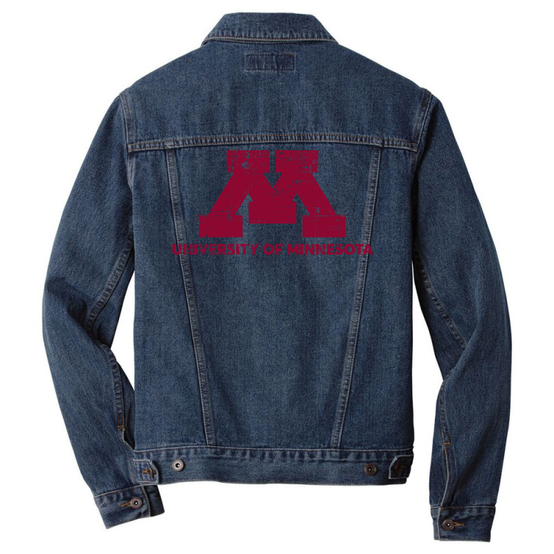 University Of Minnesota Men Denim Jacket | Artistshot