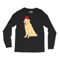 Santa Golden Retriever Winter Christmas Dog Mom Holiday T Shirt Long Sleeve Shirts | Artistshot