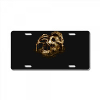 Black Sails Golden Skull License Plate | Artistshot