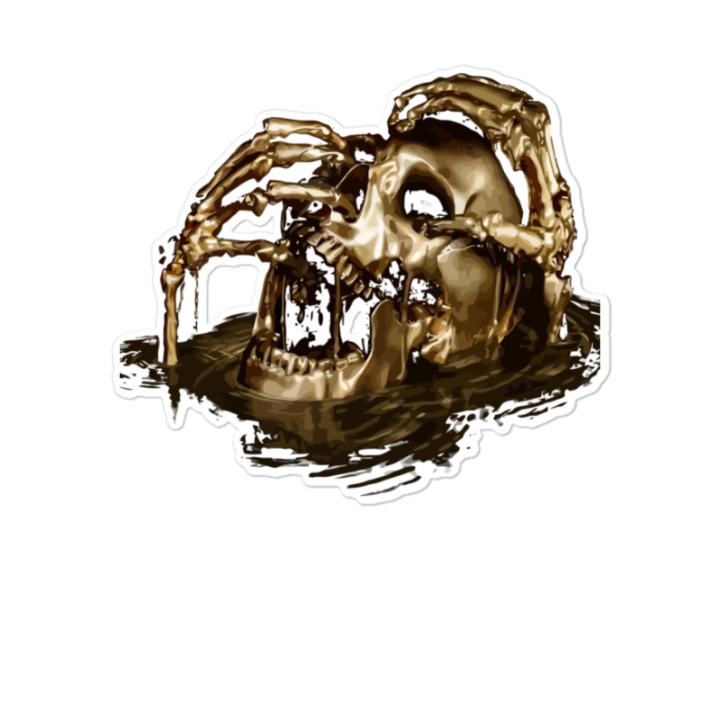 Black Sails Golden Skull Sticker | Artistshot