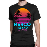 Hot Trend Marco Island Florida Retro 80s Classic T-shirt | Artistshot