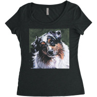 Australian Shepherd T  Shirt Australian Shepherd Women's Triblend Scoop T-shirt | Artistshot