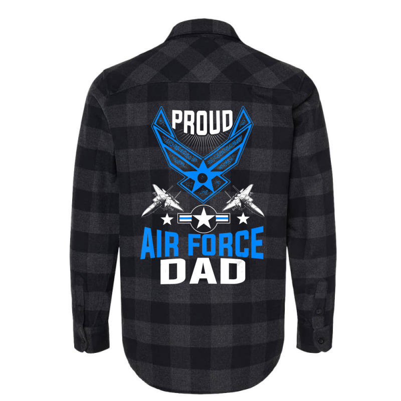 Hot Trend Proud Air Force Dad Us Air Force Military Flannel Shirt by quanghuydinh1 | Artistshot