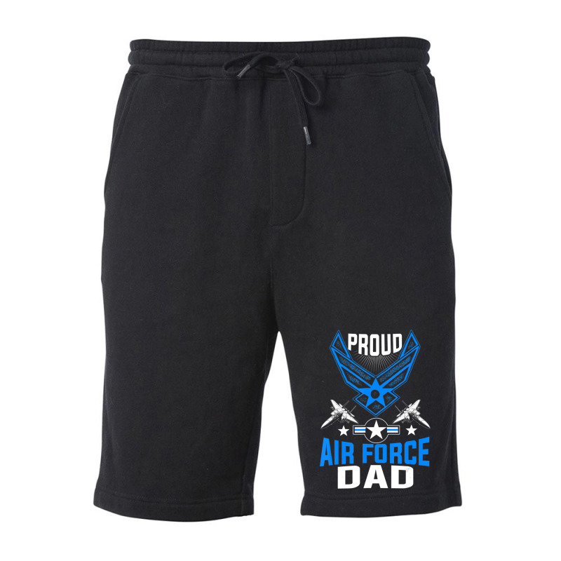 Hot Trend Proud Air Force Dad Us Air Force Military Fleece Short by quanghuydinh1 | Artistshot