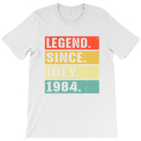 38 Years Old Legend Since July 1984 38th Birthday Gifts T-shirt | Artistshot