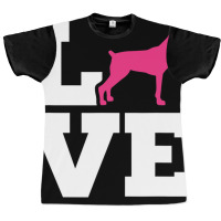 Doberman Love Graphic T-shirt | Artistshot