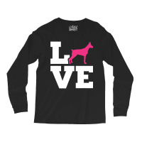 Doberman Love Long Sleeve Shirts | Artistshot