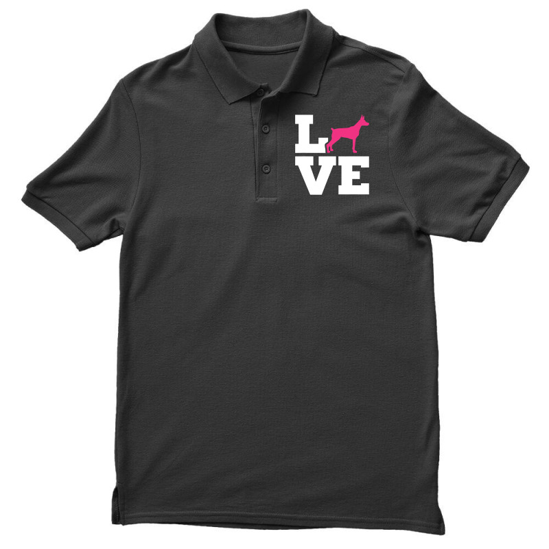 Doberman Love Men's Polo Shirt | Artistshot