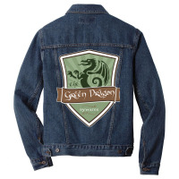 Limited Edition The Green Dragon - Bywater Men Denim Jacket | Artistshot