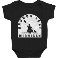 Limited Edition Andrus Lake Kayaking Michigan Baby Bodysuit | Artistshot