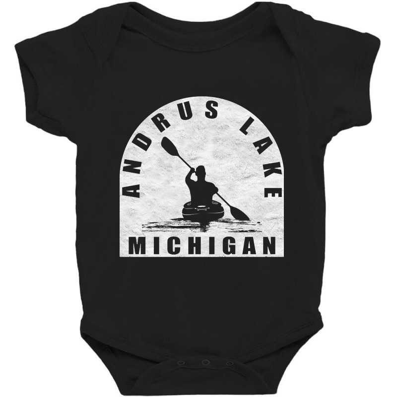 Limited Edition Andrus Lake Kayaking Michigan Baby Bodysuit by macklinsampson | Artistshot