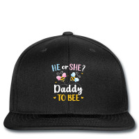 Trending Mens Gender Reveal He Or She Daddy Matching Family Baby Party Printed Hat | Artistshot