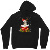 Trending Akita Inu Reindeer Santa Christmas Cute Dog Appearal Unisex Hoodie | Artistshot