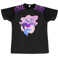 Trending Mermaid Aries Girl Fire Of Lioness Zodiac Birthday Graphic T-shirt | Artistshot