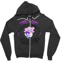 Trending Mermaid Aries Girl Fire Of Lioness Zodiac Birthday Zipper Hoodie | Artistshot