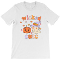 Wicked Cute Halloween For Women Men Kids Funny Ghost Pumpkin T-shirt | Artistshot