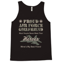 Limited Edition Proud Air Force Girlfriend Tank Top | Artistshot