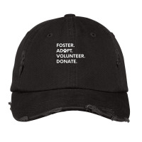 Hot Trend Foster Adopt Volunteer Donate Shelter Vintage Cap | Artistshot