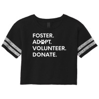 Hot Trend Foster Adopt Volunteer Donate Shelter Scorecard Crop Tee | Artistshot