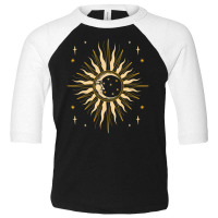 Hot Trend Moon Sun Celestial Body Astrology Space Science Astronomy Toddler 3/4 Sleeve Tee | Artistshot