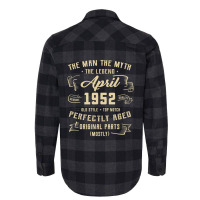 Trending Mens Man Myth Legend April 1952 70th Birthday Gift 70 Years O Flannel Shirt | Artistshot