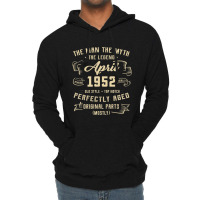 Trending Mens Man Myth Legend April 1952 70th Birthday Gift 70 Years O Lightweight Hoodie | Artistshot