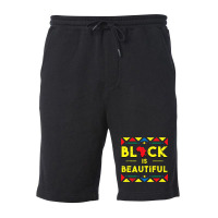 Black History  Black Is Beautiful African Colors Gift Fleece Short | Artistshot