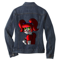 Five Nights At Freddy's Sister Location Ba Ladies Denim Jacket | Artistshot