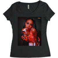 Red Skin Rico Bad Girl Women's Triblend Scoop T-shirt | Artistshot